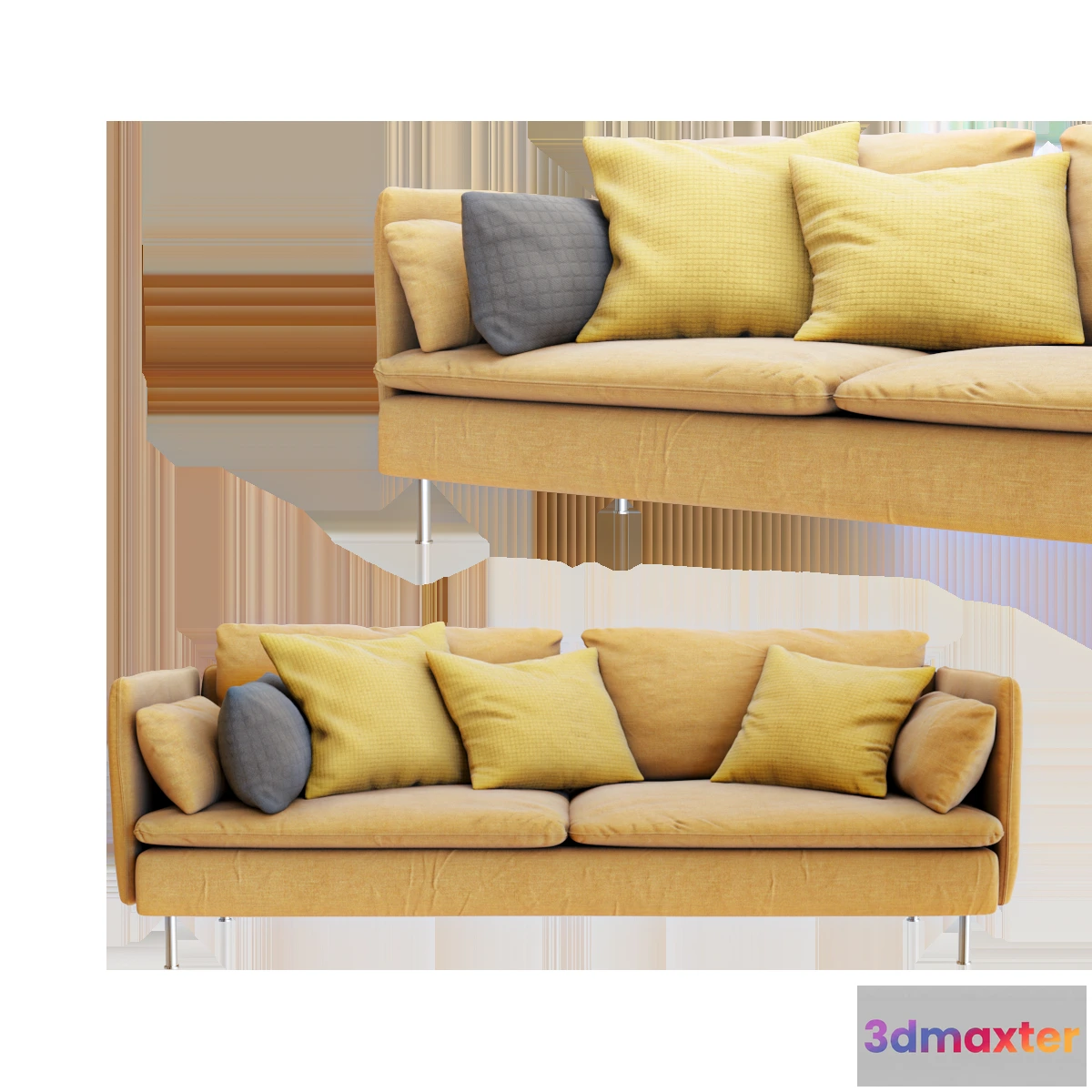 1634130 - furniture - Sofa from Soderhamn collection 3D Max