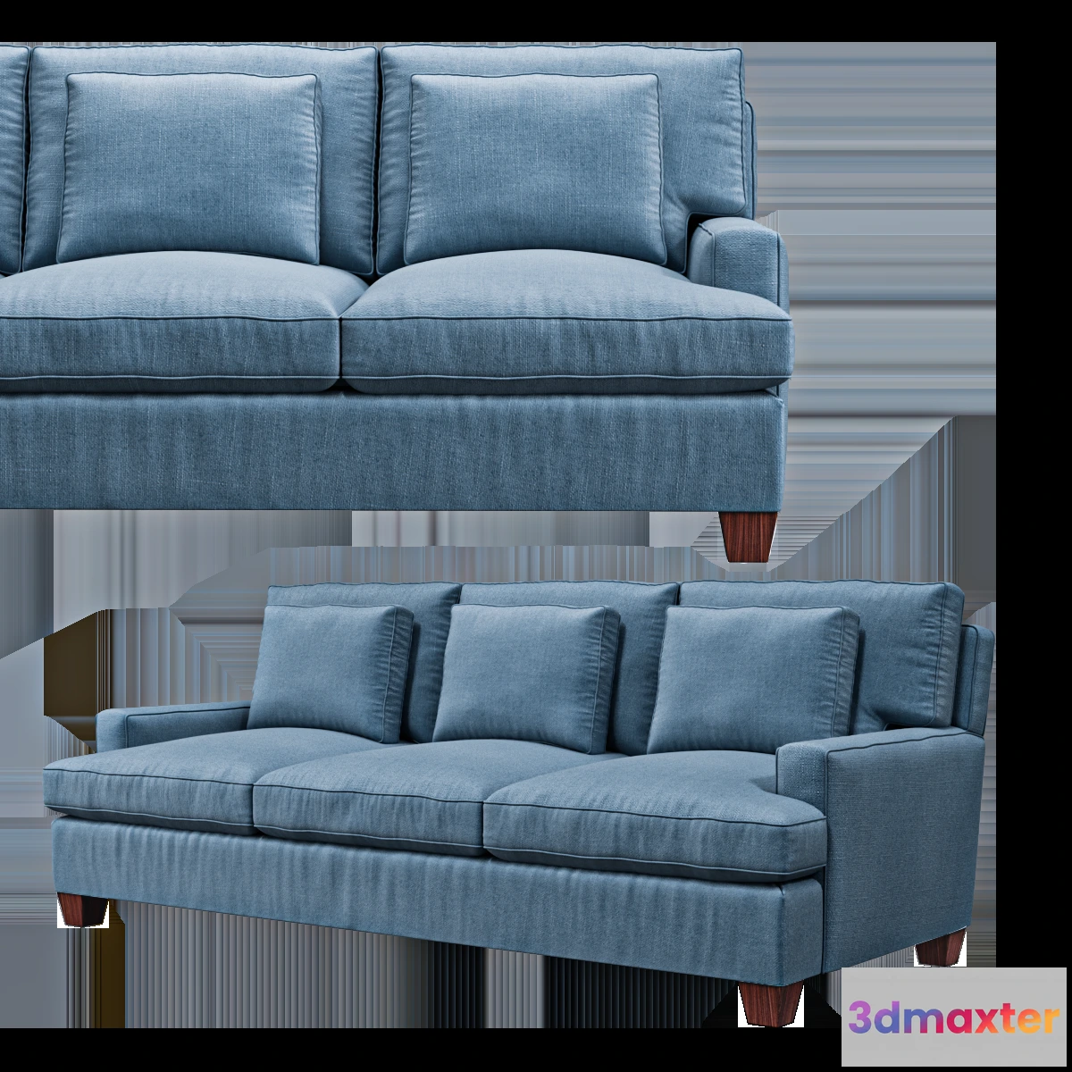 1634136 - furniture - Sofa Denim 3D Max