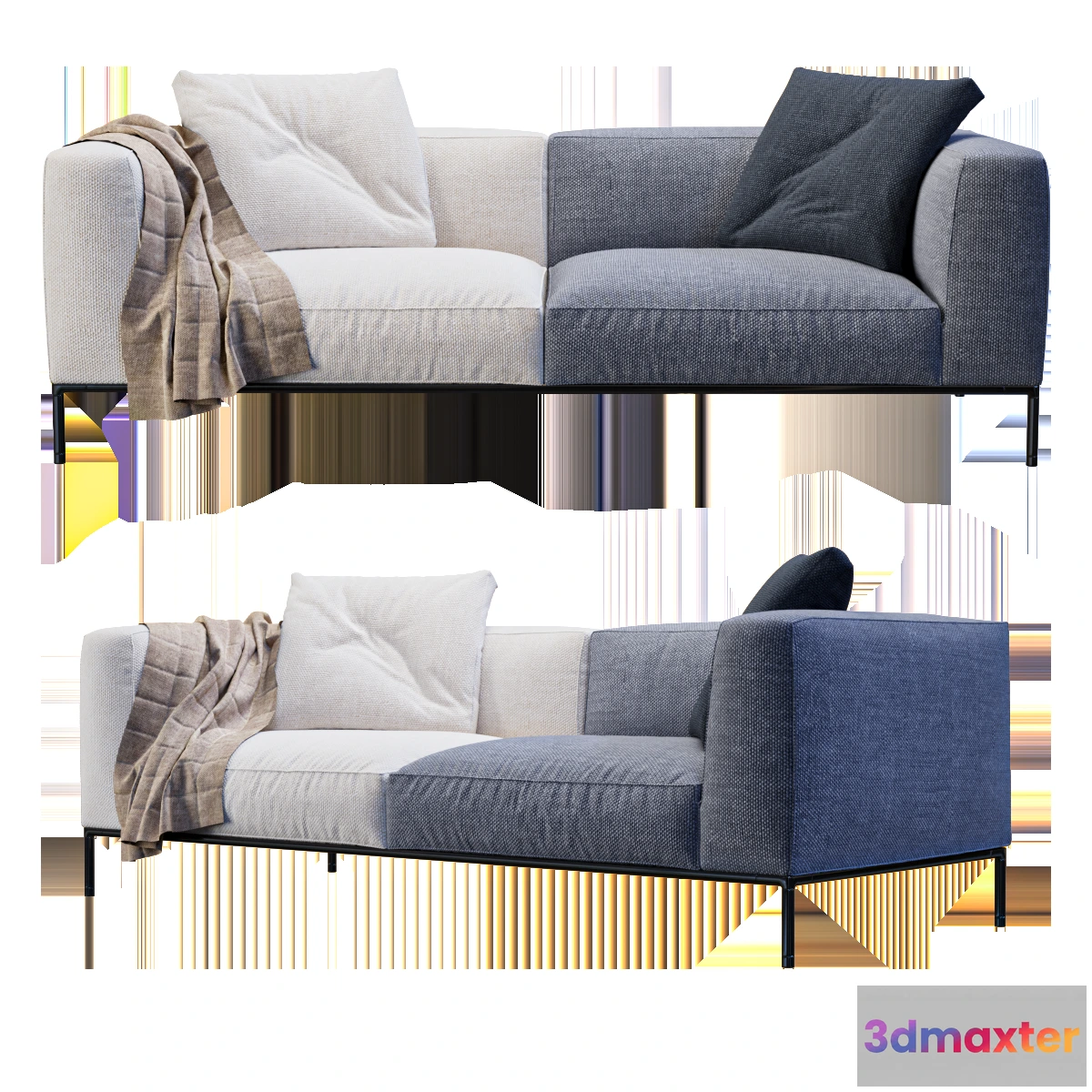 1634174 - furniture - Sofa Frank 3D Max