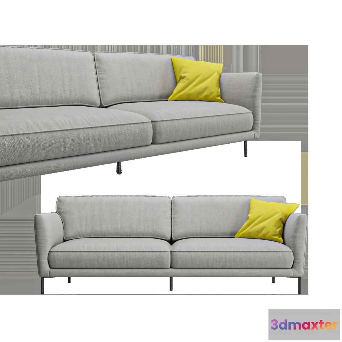 1634238 - furniture - Everson Made sofa 3D Max