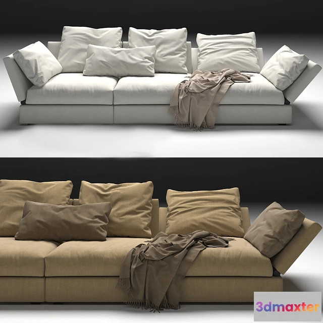 1634308 - furniture - Flexform sofa 003 3D Max