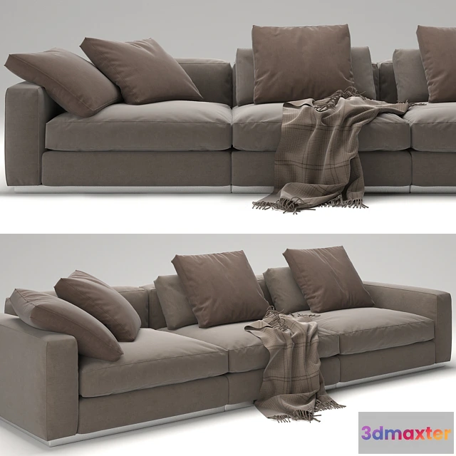 1634338 - furniture - Flexform sofa 002 3D Max