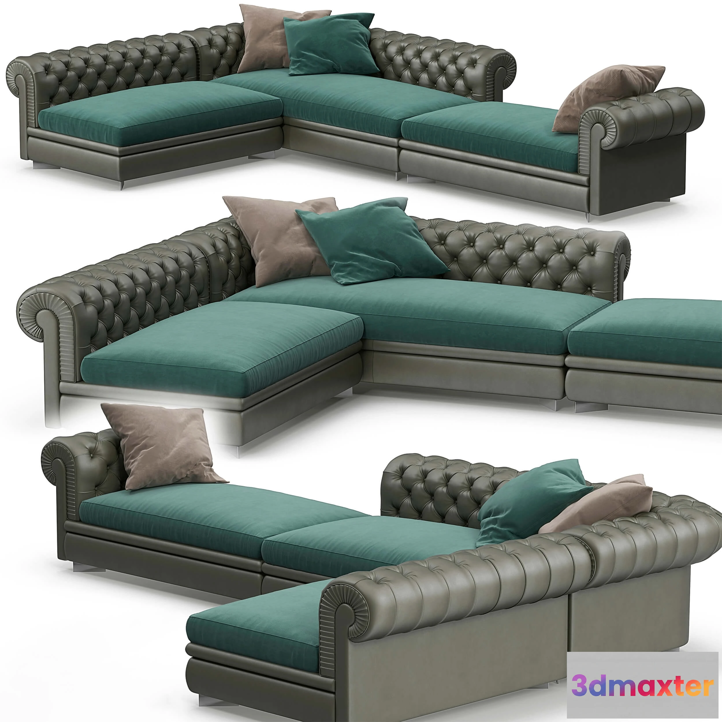 1634480 - furniture - Chester Line sofa set 56 3D Max
