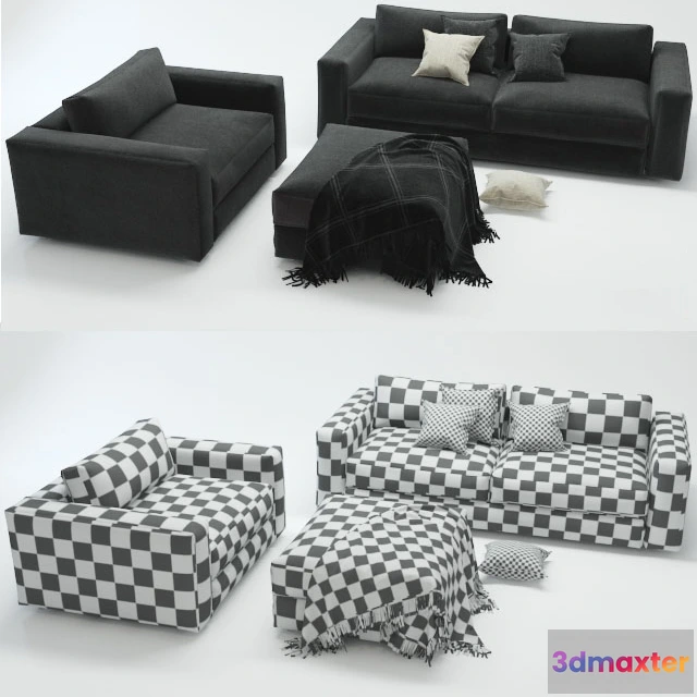 1634482 - furniture - Reid sofa set 4 3D Max