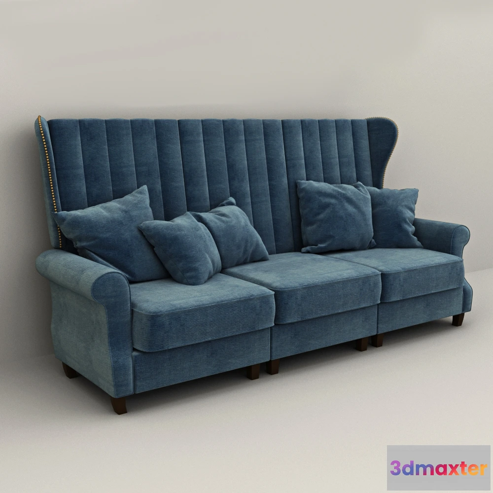 1634586 - furniture - Jules sofa 3D Max