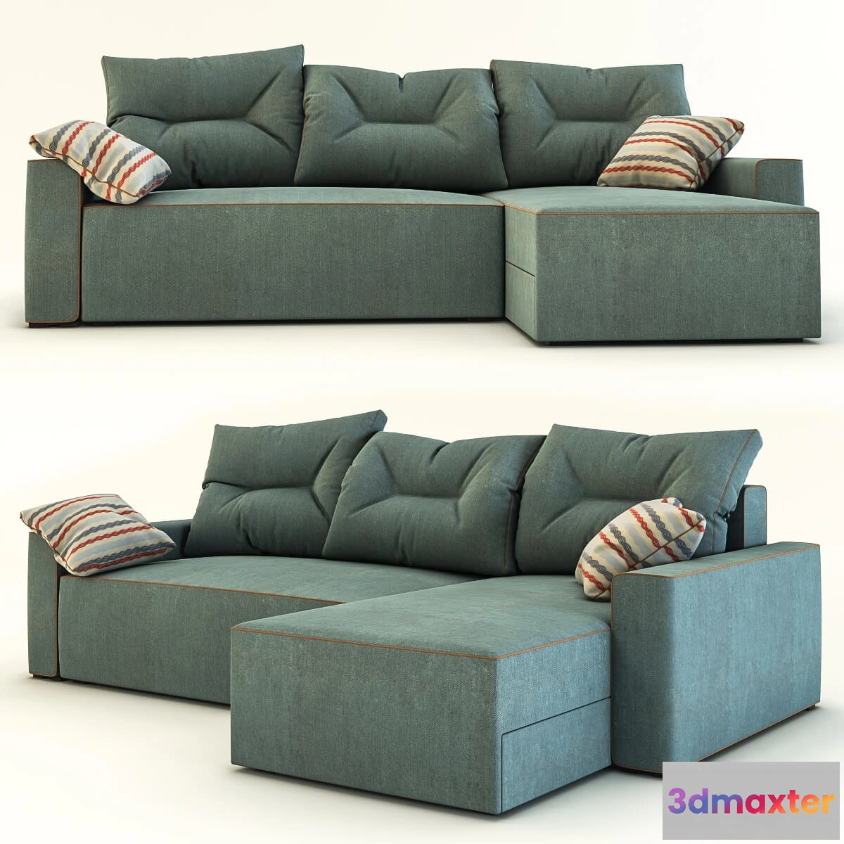 1634762 - furniture - Corner sofa 3D Max