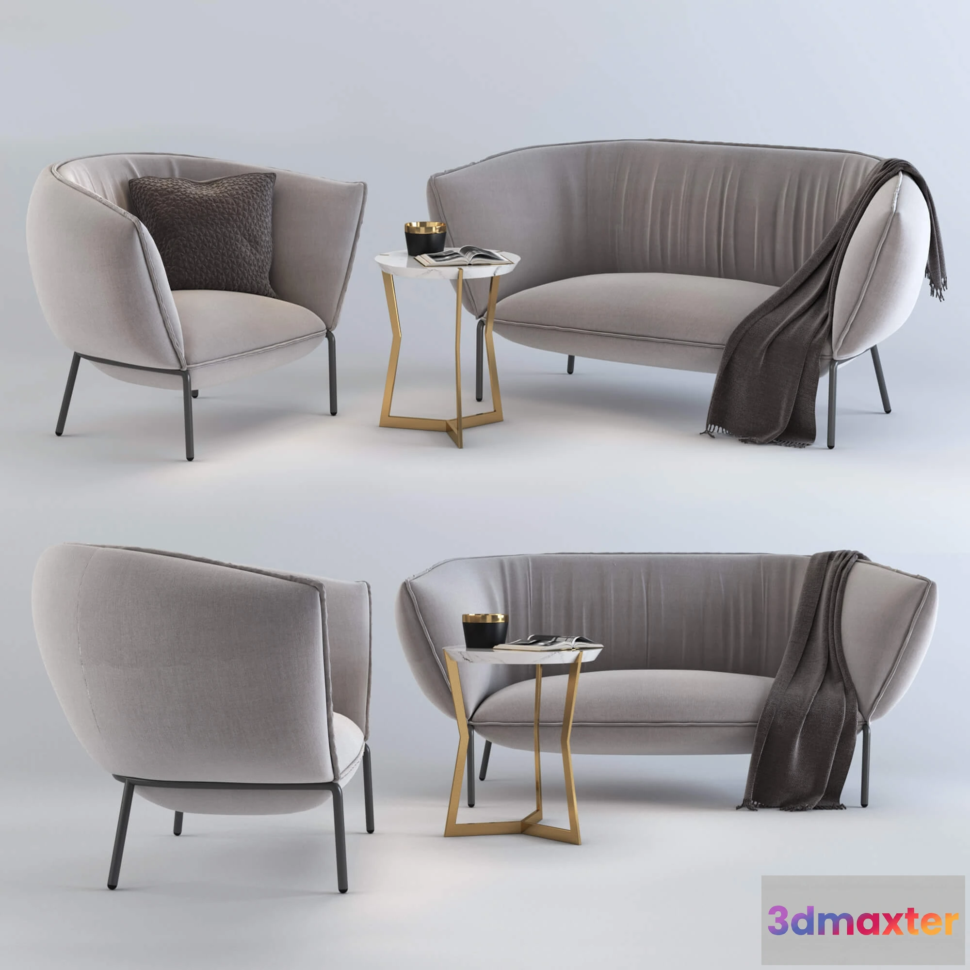 1634844 - furniture - Co edition set 3D Max