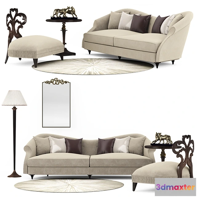 1634870 - furniture - Christopher set sofa 3D Max