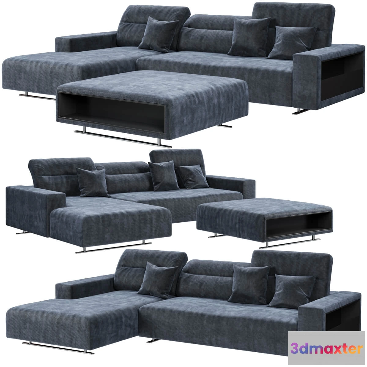 1635064 - furniture - BoConcept Hampton corner sofa 3D Max