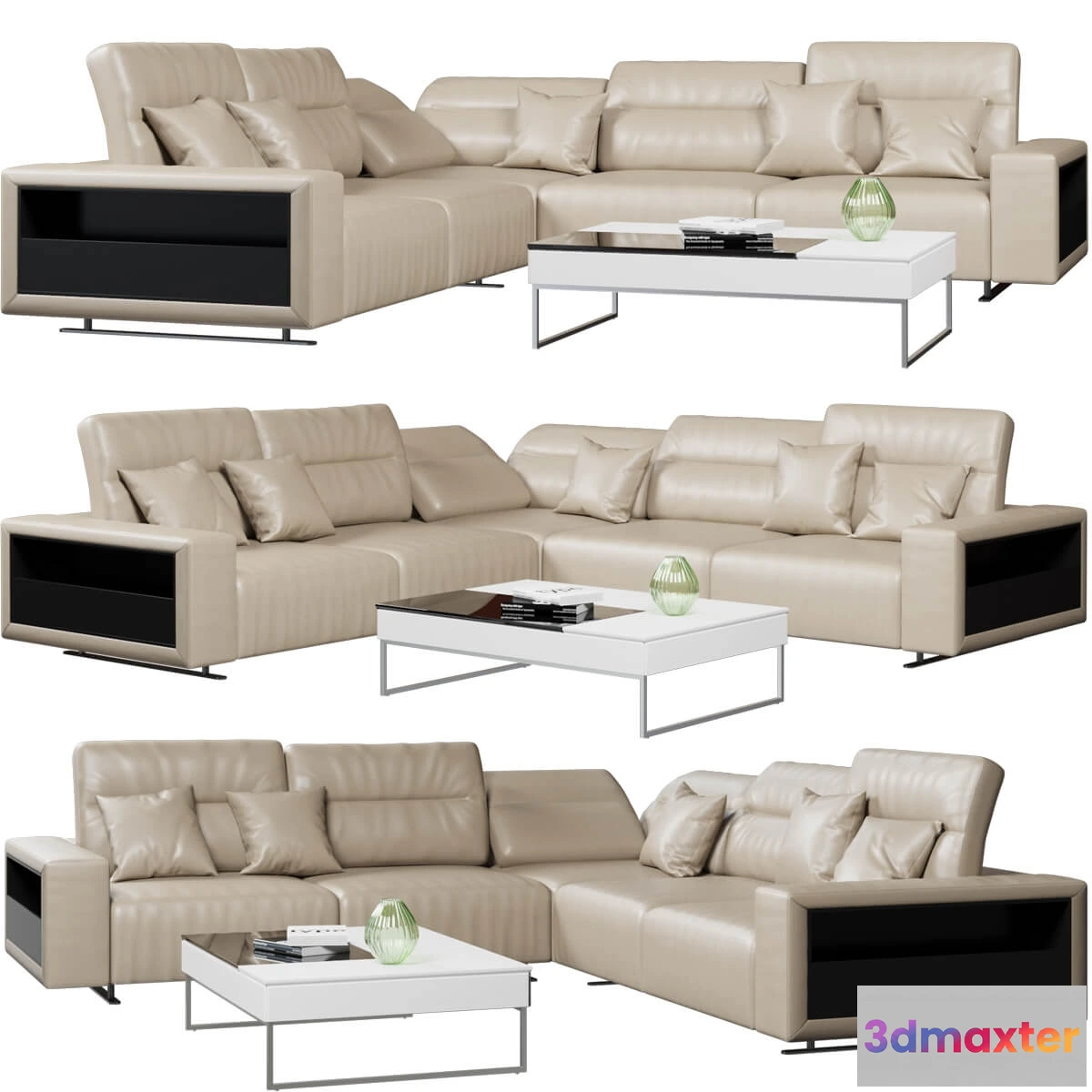 1635066 - furniture - BoConcept Hampton sofa 3D Max