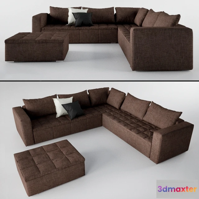 1635134 - furniture - BoConcept Mezzo sofa 3D Max
