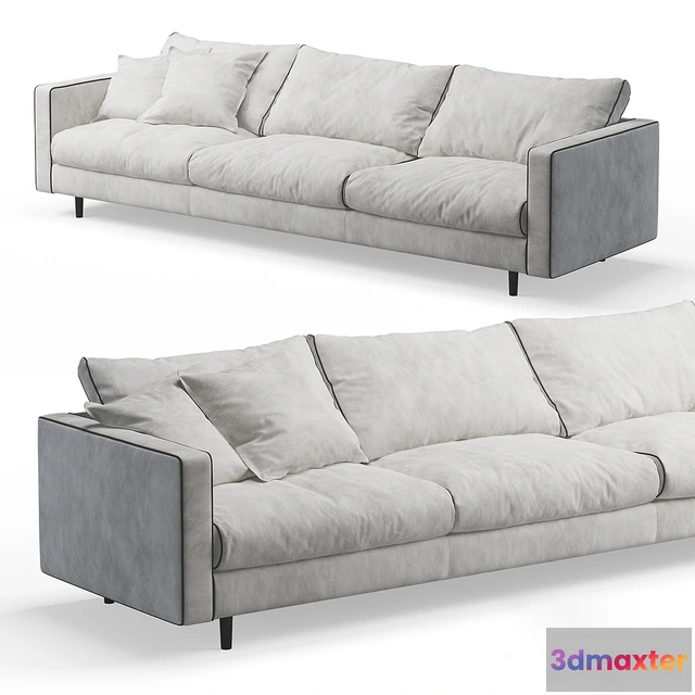 1635456 - furniture - Baxter Stoccolma sofa 3D Max