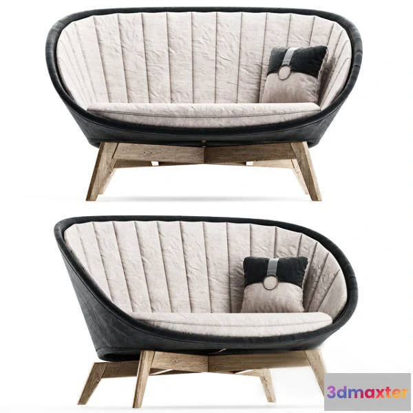 1635622 - furniture - Peacock Sofa Cane Line 3D Max