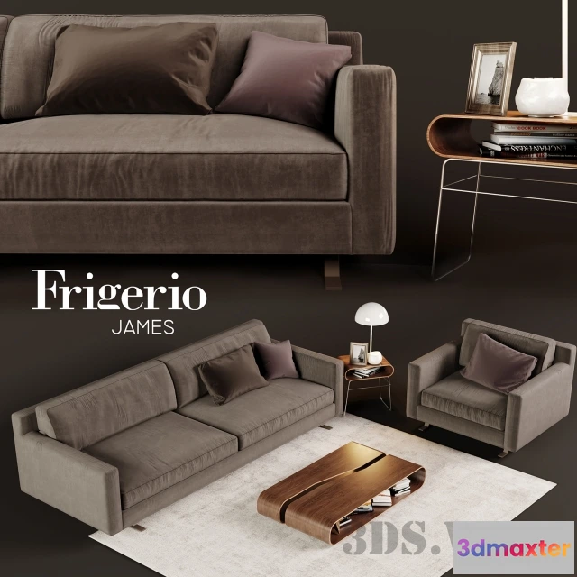 1635760 - furniture - sofa and table 3D Max