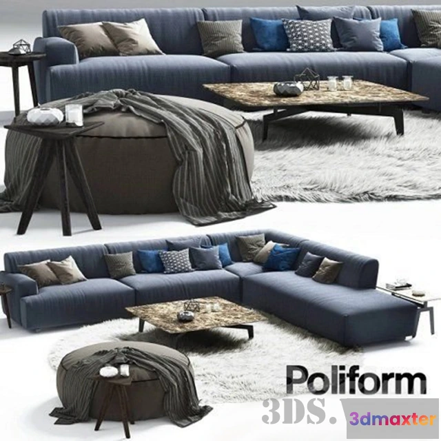 1635776 - furniture - corner sofa  Coffee Table 3D Max