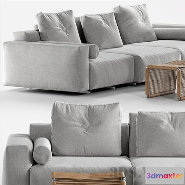 1635810 - furniture - Sofa and  table 3D Max