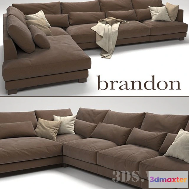1635822 - furniture - Sits Brandon sofa 3D Max