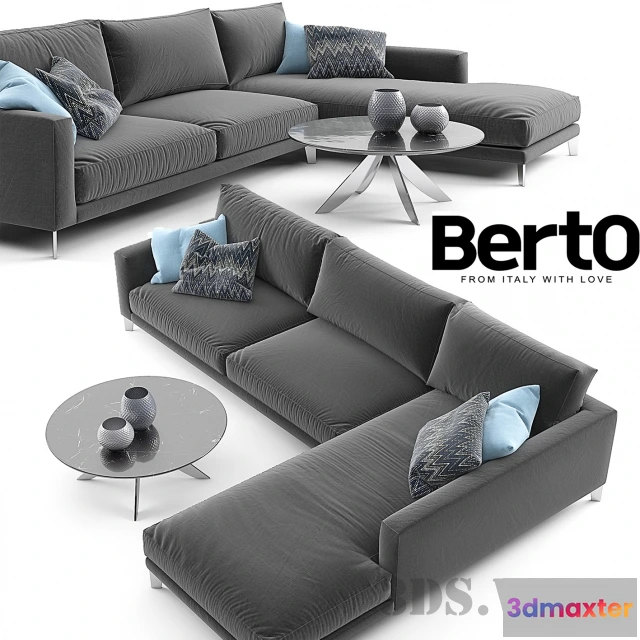 1635880 - furniture - Sofa Time Break Sectional 3D Max