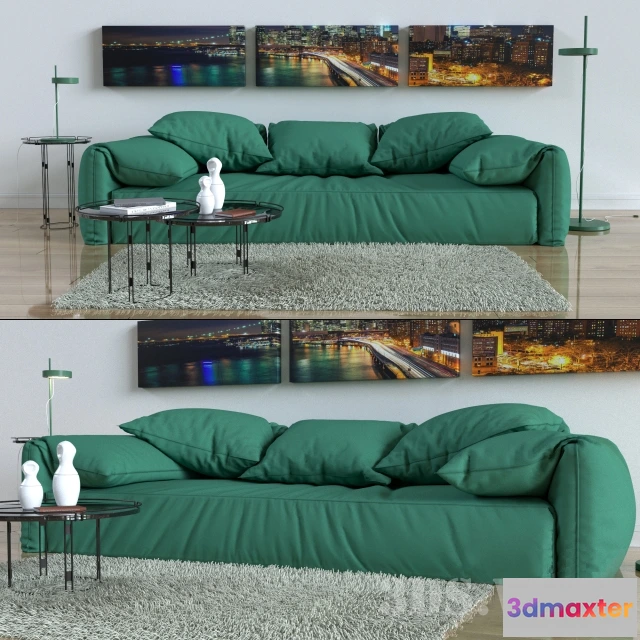 1635924 - furniture - Sofa Baxter CASABLANCA 3D Max