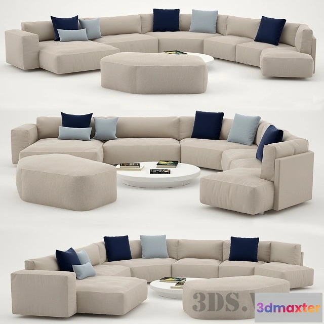 1636034 - furniture - Boxer modular sofa 3D Max