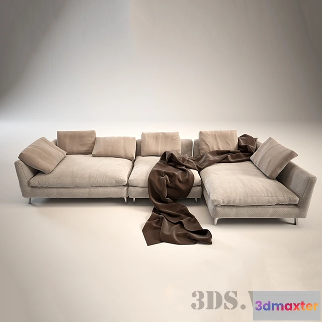 1636156 - furniture - Soft modular modern sofa 3D Max