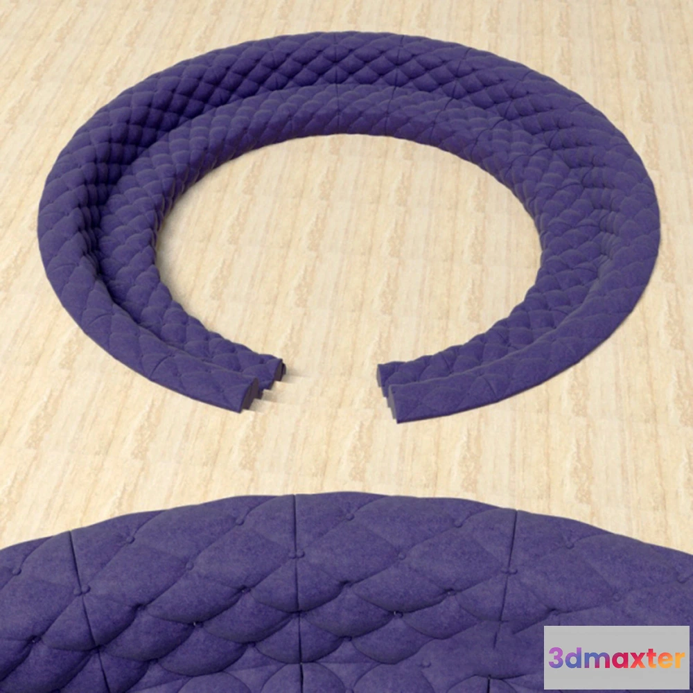 1636184 - furniture - Beautiful round sofa 3D Max