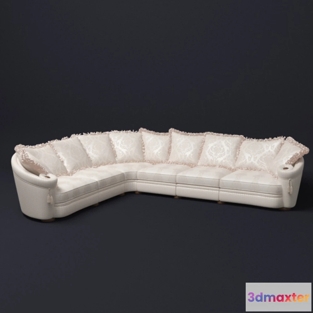 1636244 - furniture - Beautiful corner sofa 3D Max