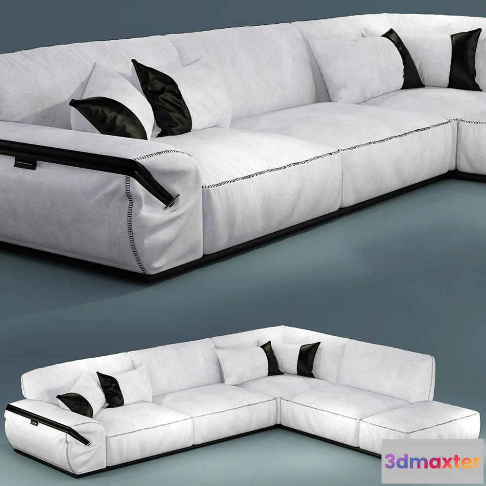 1636272 - furniture - Dandy Home sectional sofa 3D Max