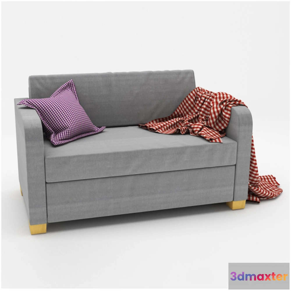 1636344 - furniture - Small old sofa 3D Max