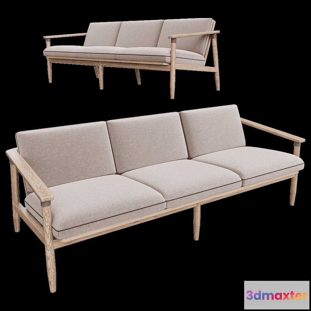 1636434 - Vincent Sheppard - Lounge sofa David 3S 3D Max