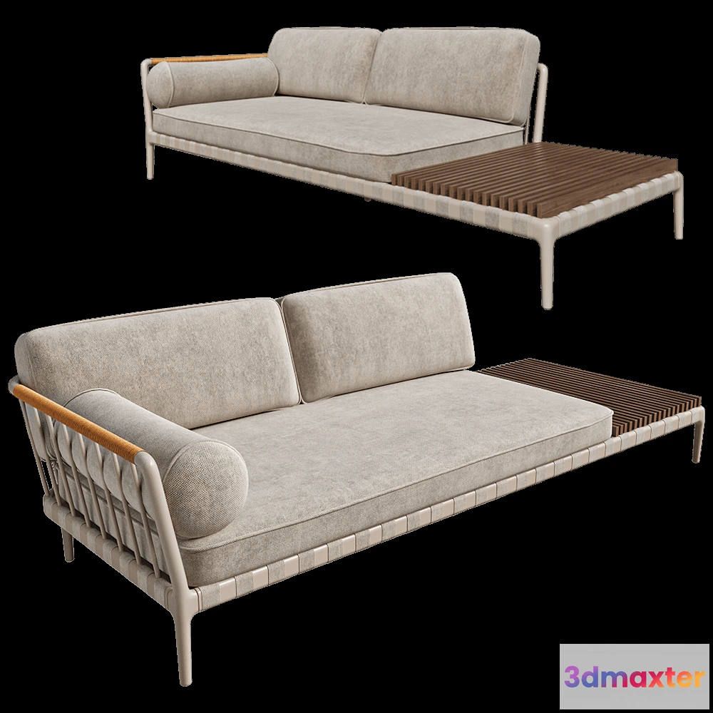 1636444 - Vipp - Open-Air sofa table end(left or right) 3D Max