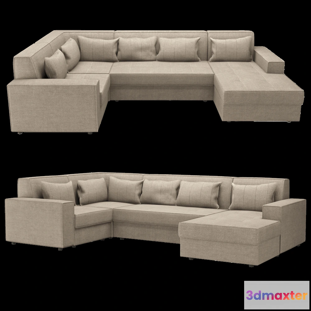 1636452 - WasserKRAFT - Sofa Manhattan 3D Max