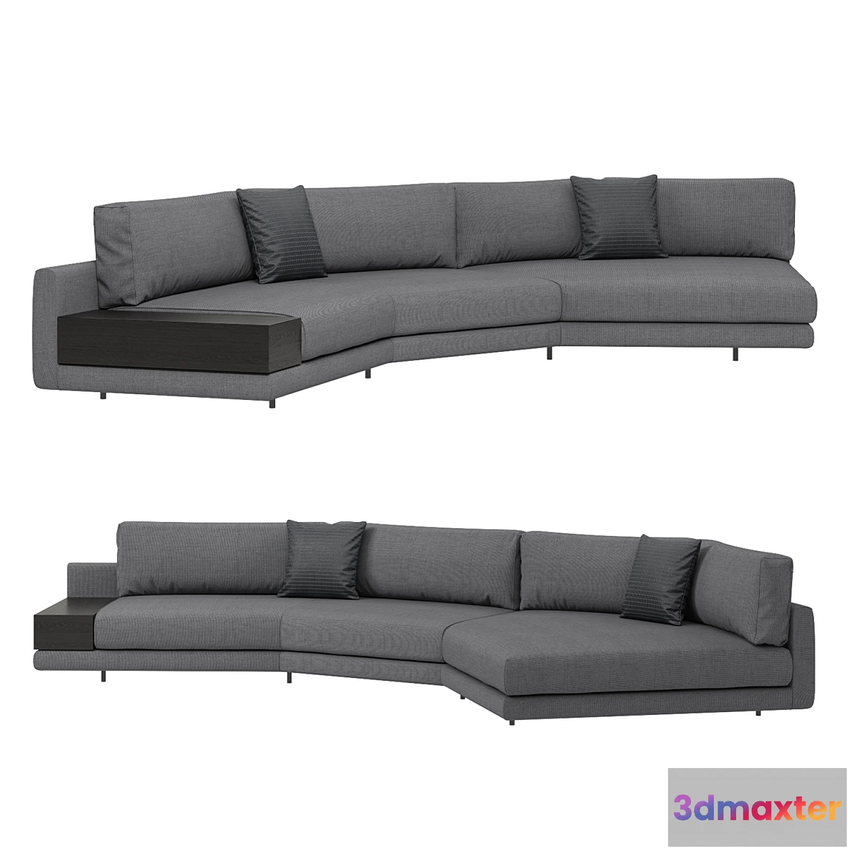 559049 - Italian corner sofa Argo from MisuraEmme with a table