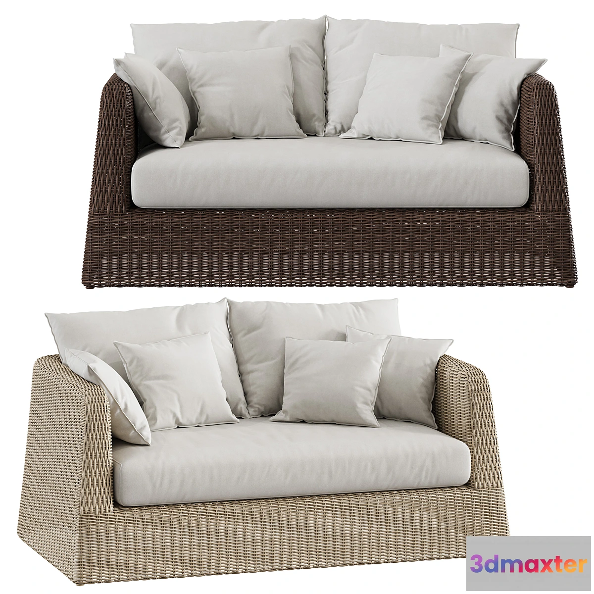 559297 - Janus et cie Zeya Sofa 2 Seat