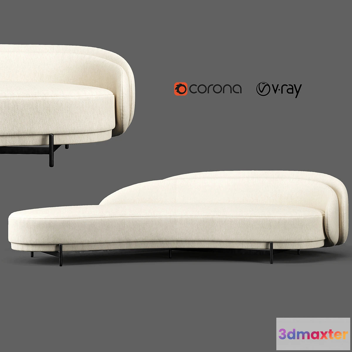 559555 - PAOLO FERRARI Layered Back Sofa