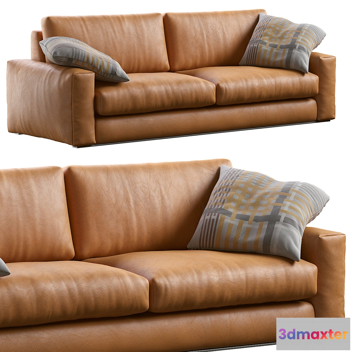 559653 - Leather Sofa 810 FLY By Vibieffe