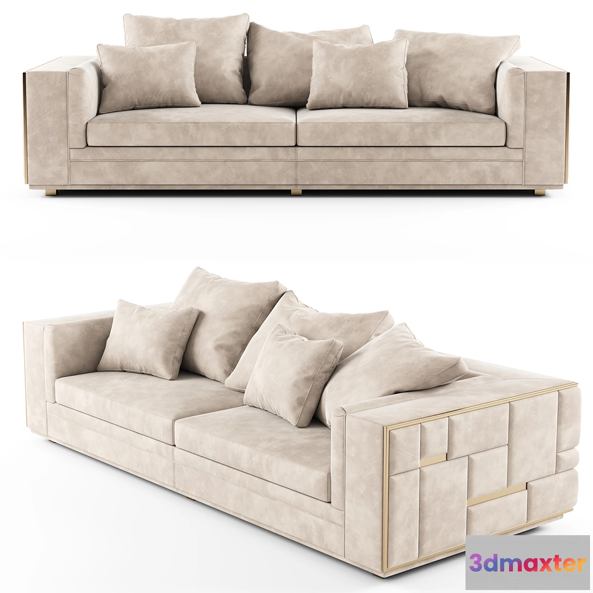 559715 - Visionnaire BABYLON Sectional leather sofa_01