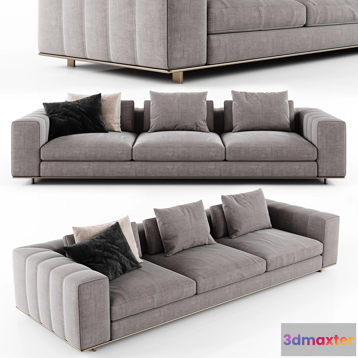 559745 - Minotti FREEMAN DUVET 3 seater sofa