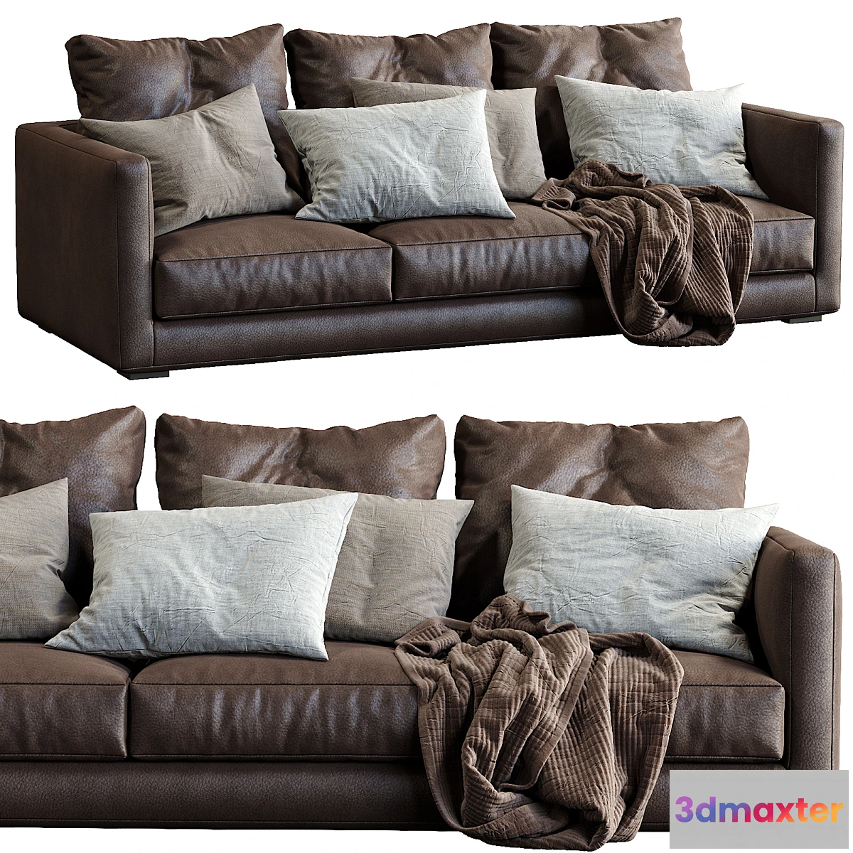 559787 - Leather Sofa Tango By Maras