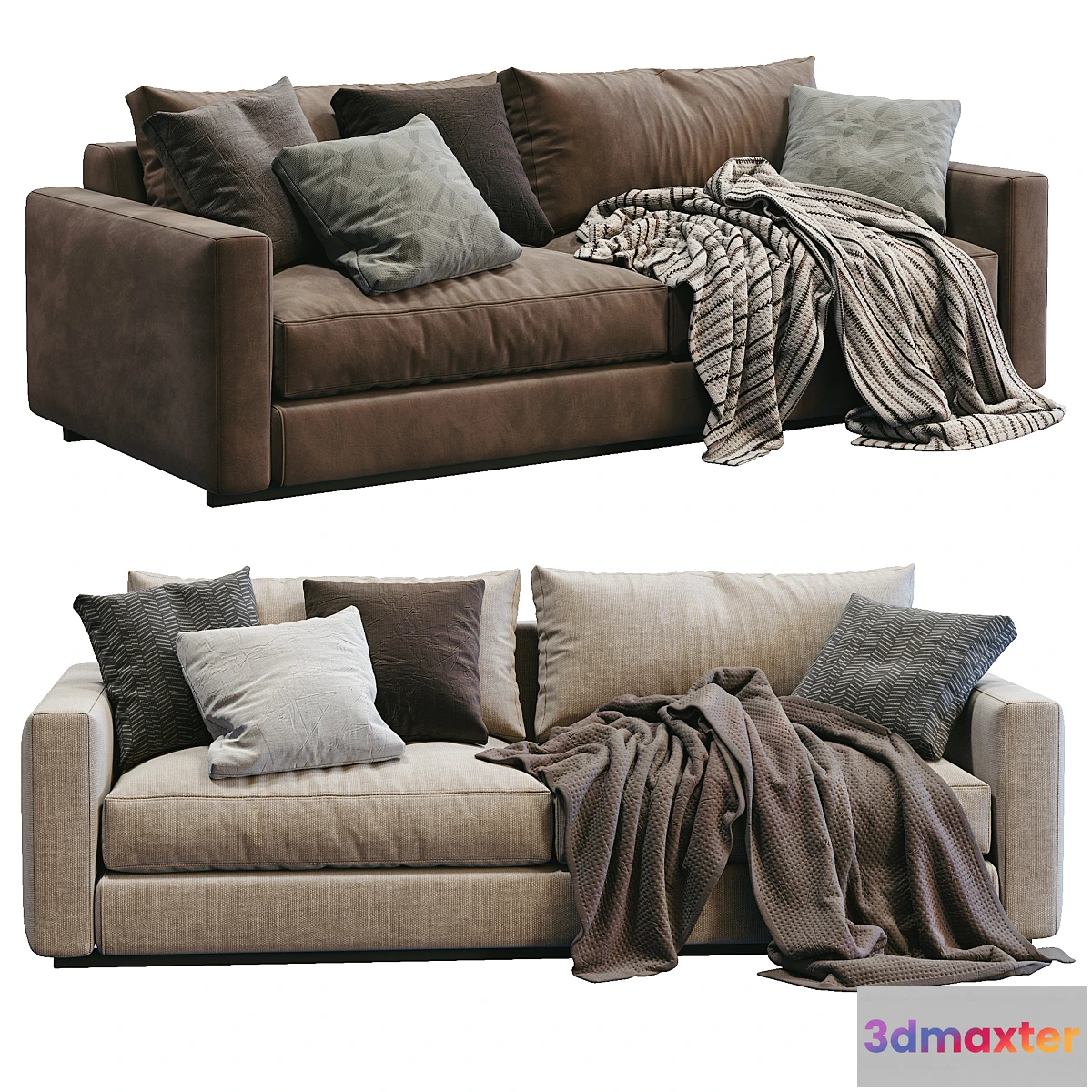560137 - Ferlea Sofa Simple (2 color version)