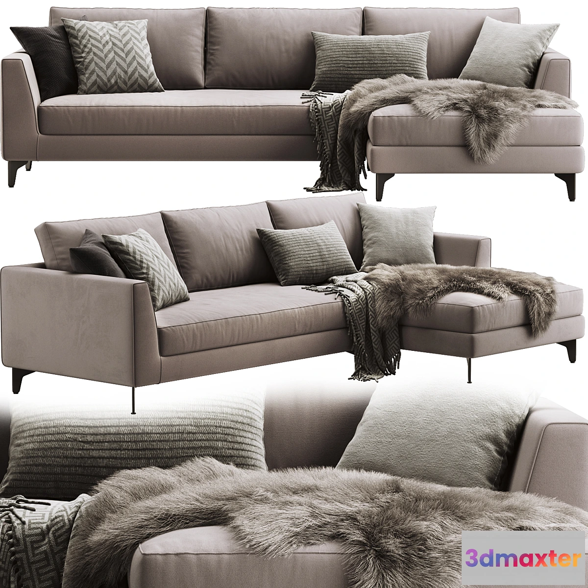 560217 - Meridiani Louis Up Sofa