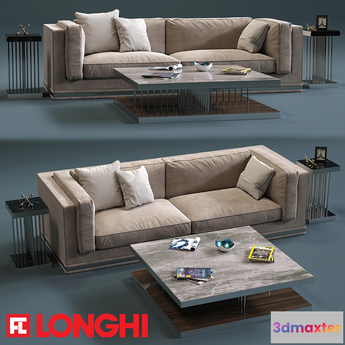 588370 - Fratelli Longhi MASON 2-Seates Sofa