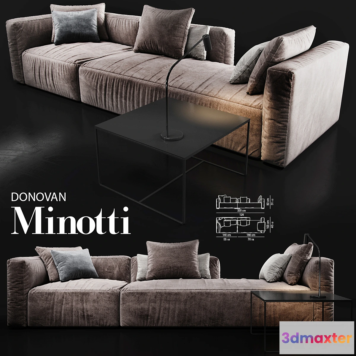588416 - Sofa Minotti DONOVAN