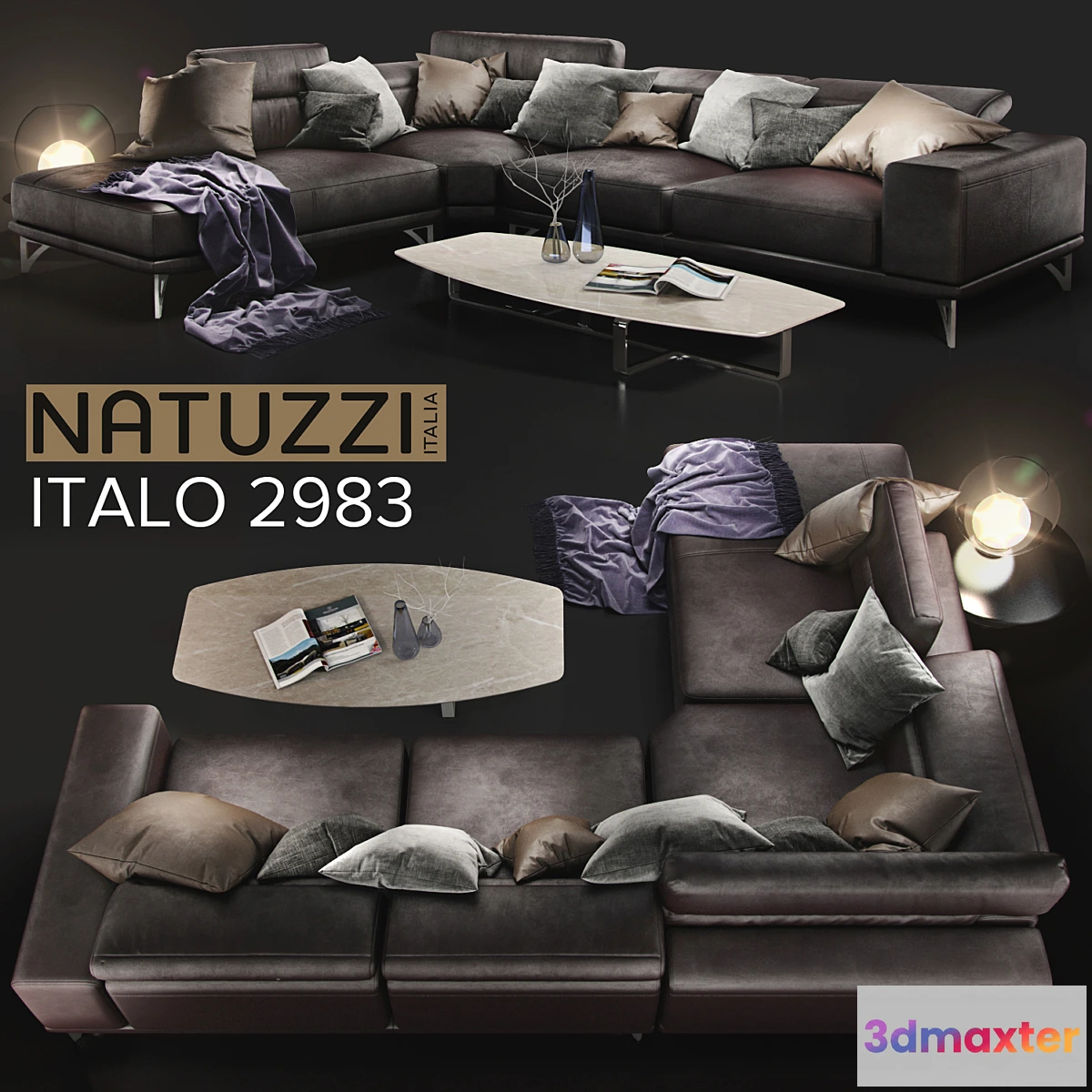 588680 - Sofa NATUZZI Italo 2983