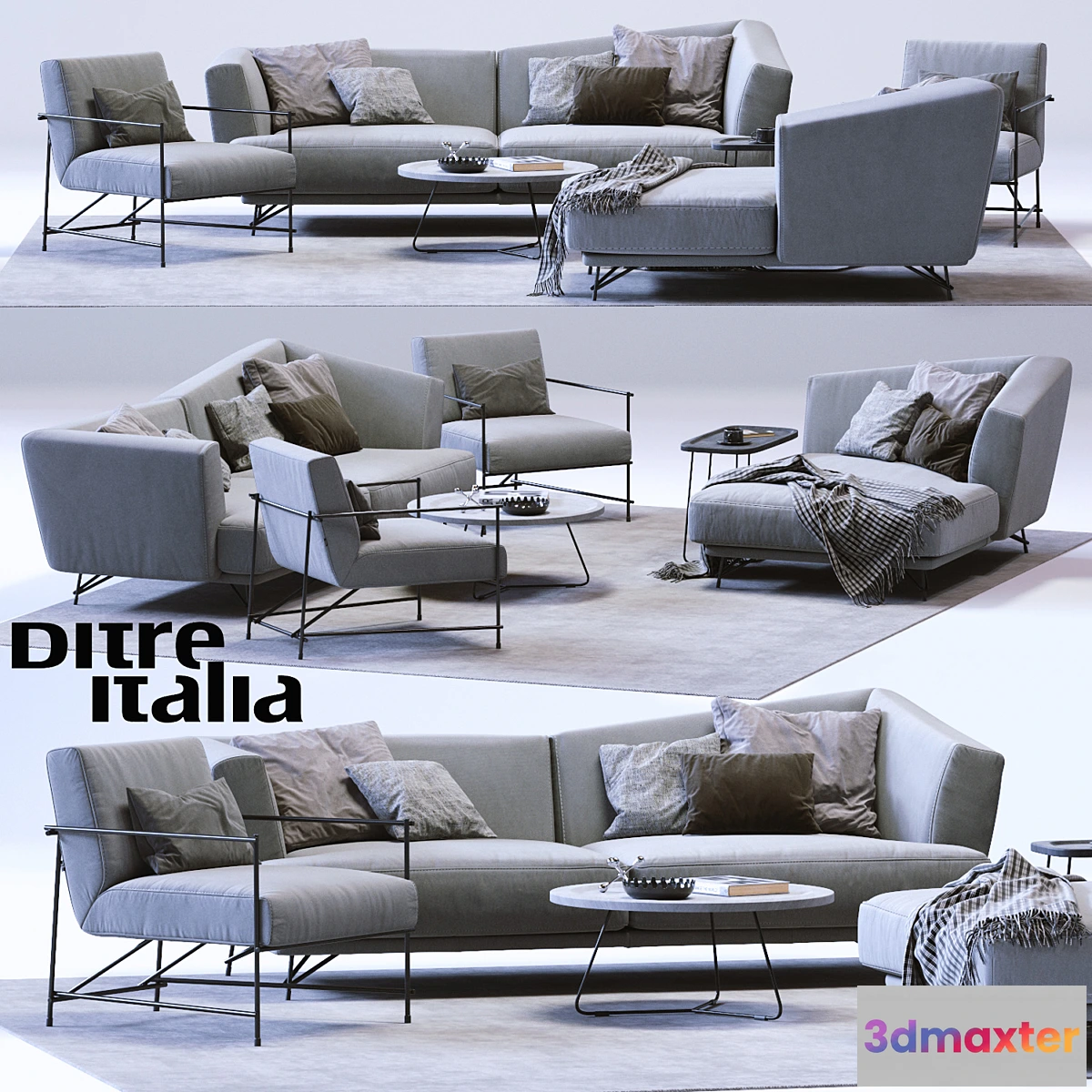 588694 - LENNOX Sofa and KYO Armchair