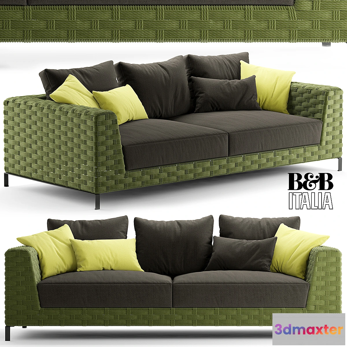 588734 - Sofa bebitalia Ray Outdoor Natural