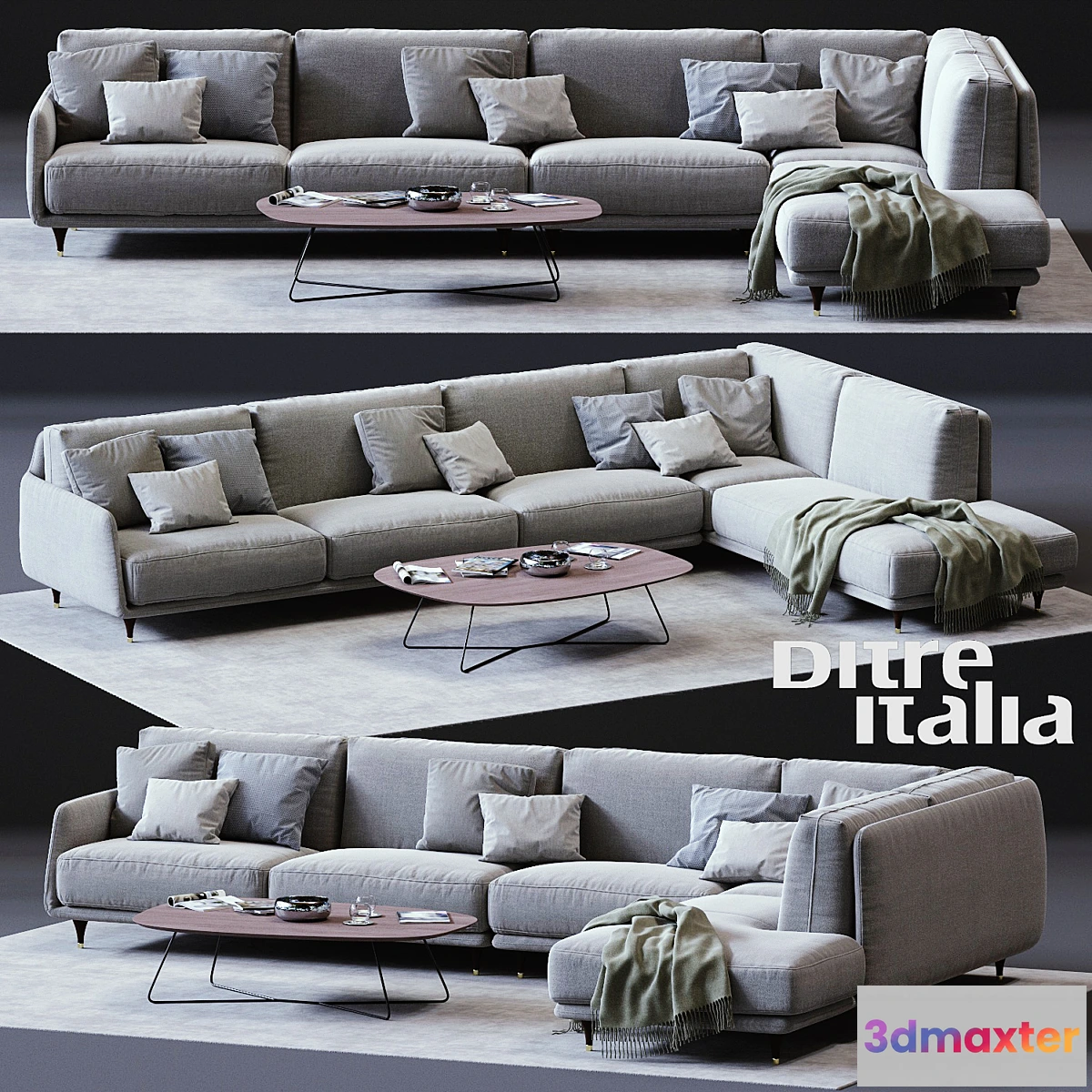 588754 - Ditre Italia ELLIOT Corner Sofa