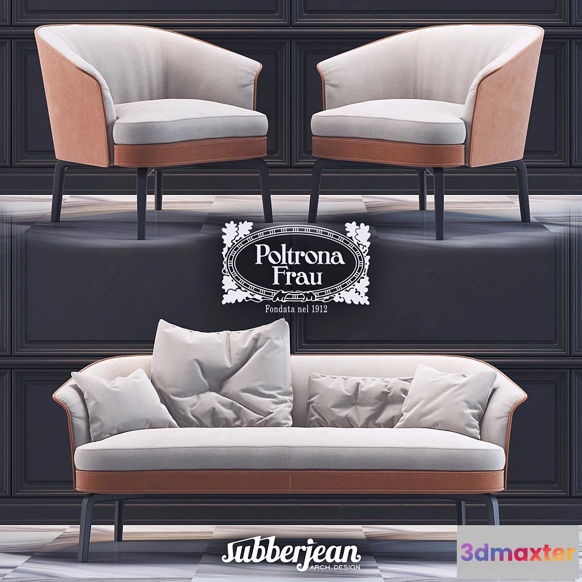 588796 - Poltrona Frau Nivola Set