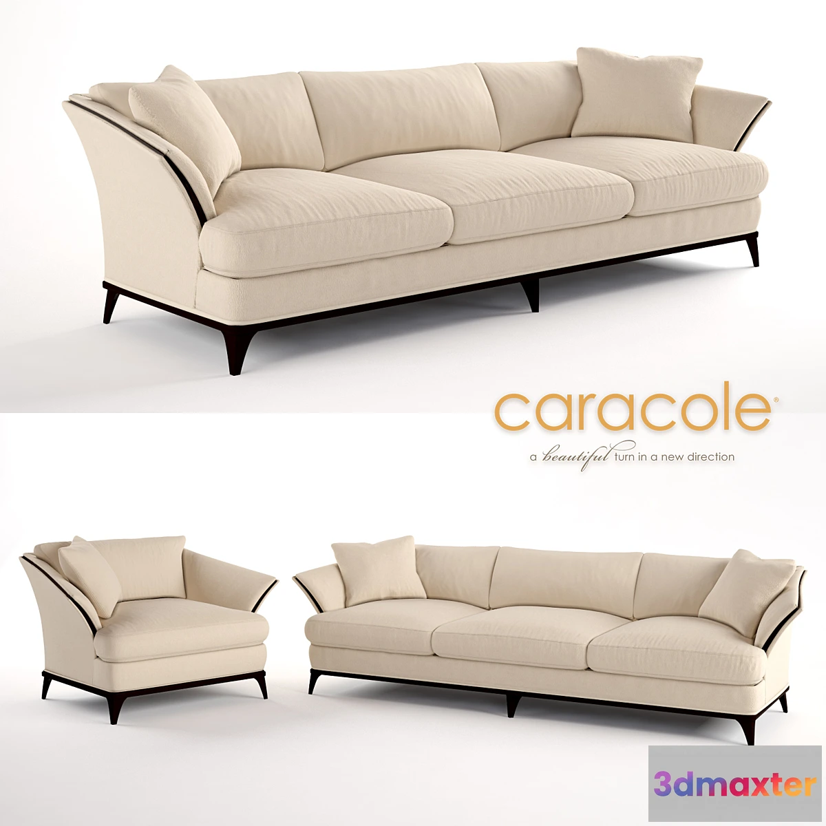 588812 - A SIMPLE LIFE chair and sofa by Caracole