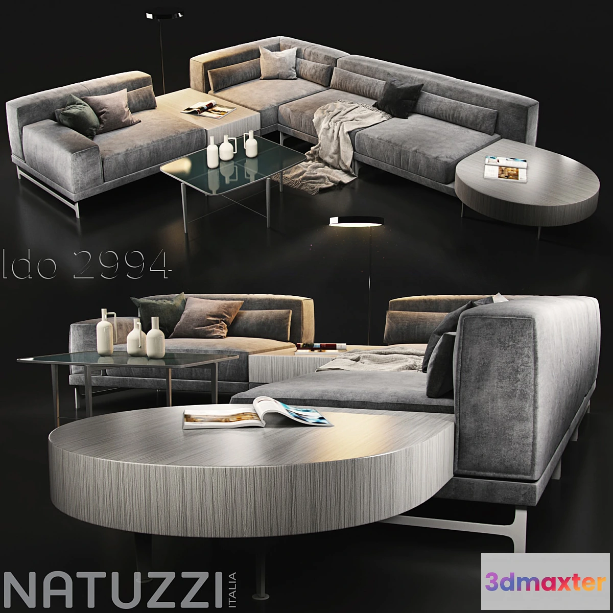 589148 - Sofa Natuzzi Ido 2994